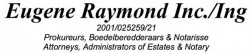 Law Firm in Eastern Cape: Eugene Raymond Inc