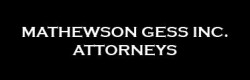 Law Firm in Western Cape: Mathewson Gess Attorneys