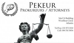 Law Firm in Western Cape: Pekeur Prokureurs