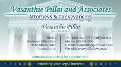 Vasanthie Pillai & Associates